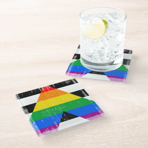 Ally Pride Glass Coaster