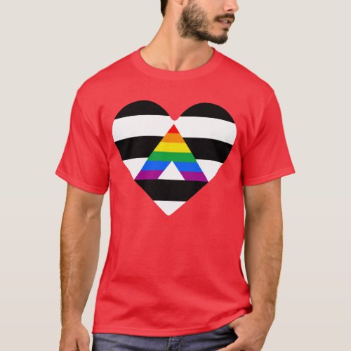 Ally Pride Heart T_Shirt