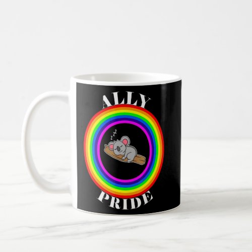 Ally Pride LGBTQ Equality Rainbow Lesbian Gay Tran Coffee Mug