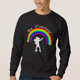 Ally Pride LGBTQ Equality Rainbow Lesbian Gay Tran Sweatshirt