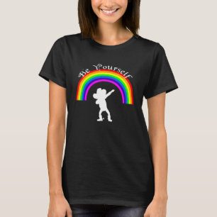 Ally Pride LGBTQ Equality Rainbow Lesbian Gay Tran T-Shirt