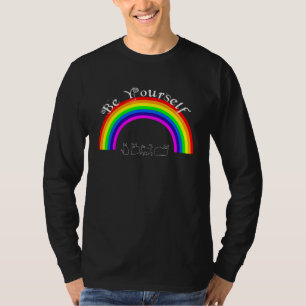 Ally Pride LGBTQ Equality Rainbow Lesbian Gay Tran T-Shirt