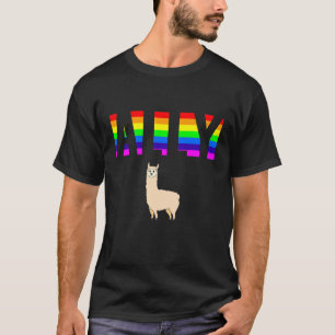 Ally Pride LGBTQ Equality Rainbow Lesbian Gay Tran T-Shirt