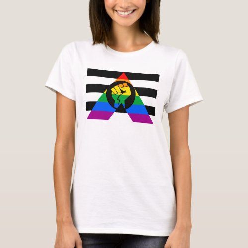 Ally Pride Resistance Flag T_Shirt