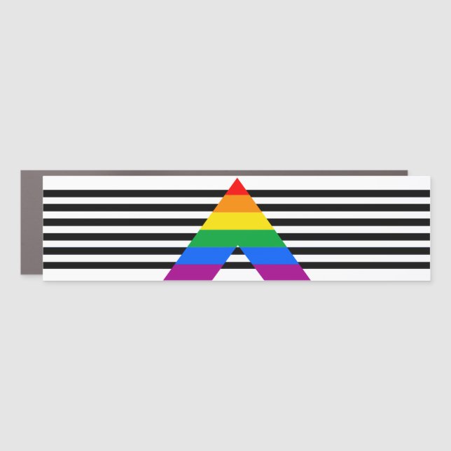 Ally Pride T-Shirt Car Magnet (Front)