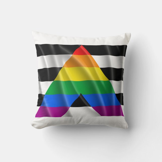 Ally Pride Throw Pillow (Front)