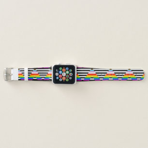 Ally Progress Pride Flag Apple Watch Band