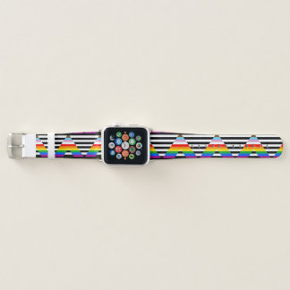 Ally Progress Pride Flag Apple Watch Band