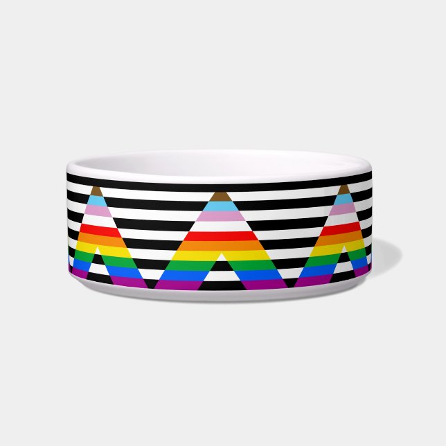 Ally Progress Pride Flag Bowl (Front)