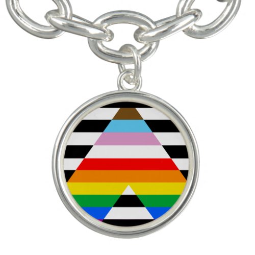 Ally Progress Pride Flag Bracelet