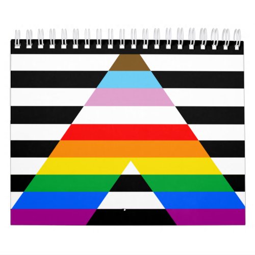 Ally Progress Pride Flag Calendar