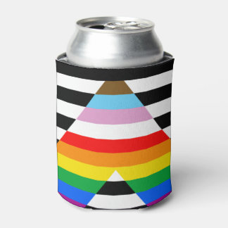 Ally Progress Pride Flag Can Cooler