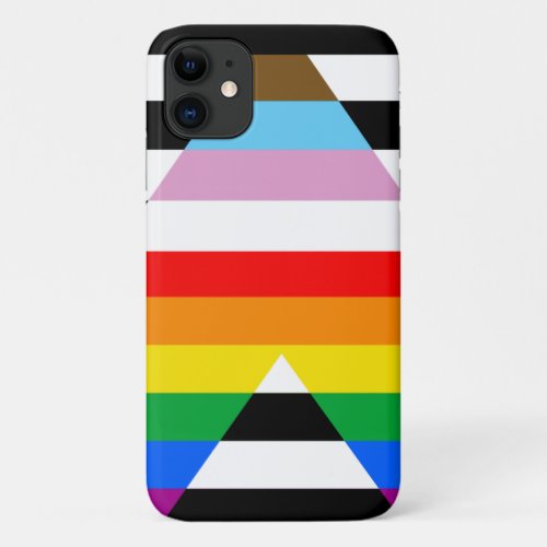 Ally Progress Pride Flag iPhone 11 Case