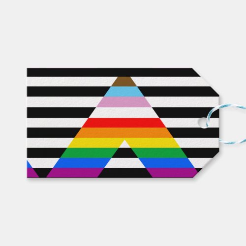 Ally Progress Pride Flag Gift Tags