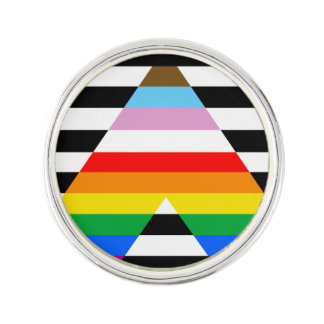 Ally Progress Pride Flag Lapel Pin