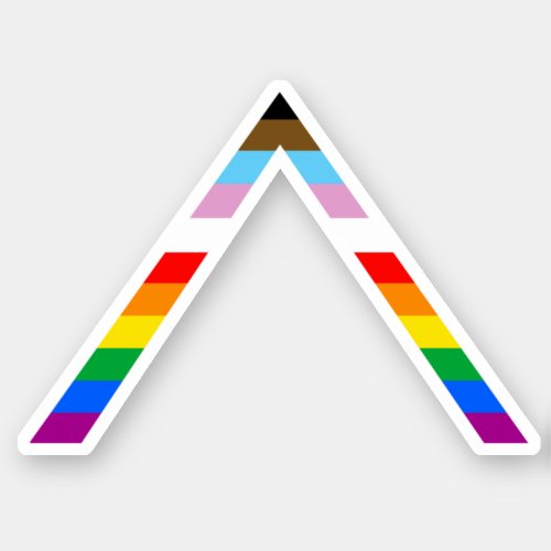 Ally Progress Pride Sticker