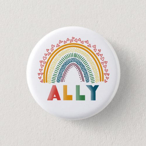 Ally Rainbow button