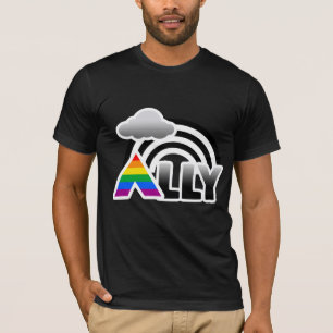 ALLY RAINBOW -.png T-Shirt