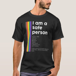 Ally Safe Person LGBTQ Ally T-Shirt