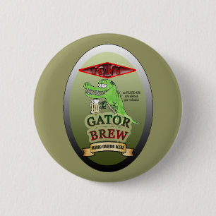Ally's Gator Brew Button