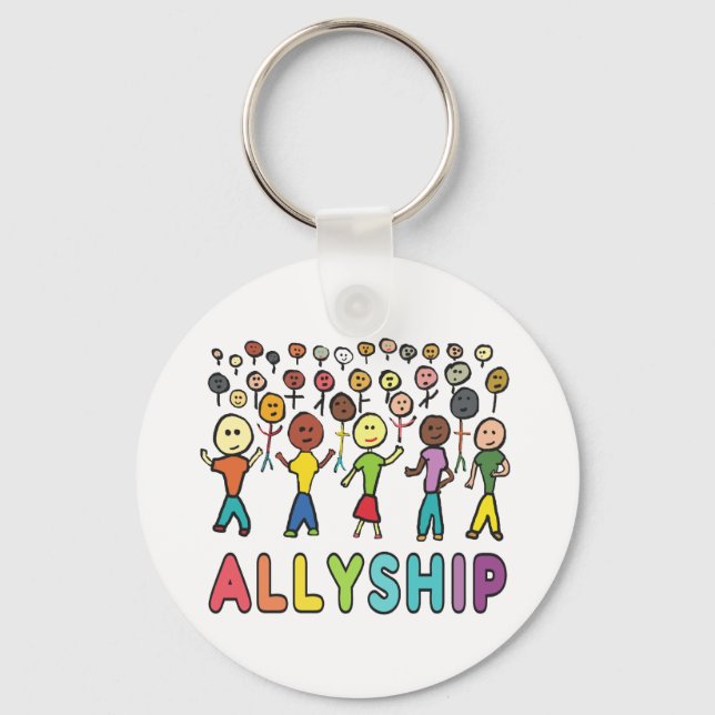 Allyship Keychain (Front)