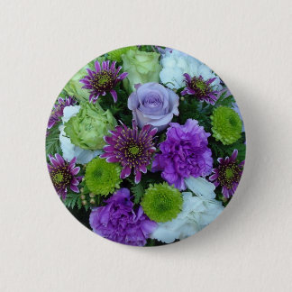 Alma Blooms Purple Bouquet Button