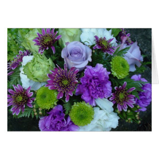 Alma Blooms Purple Bouquet Cards