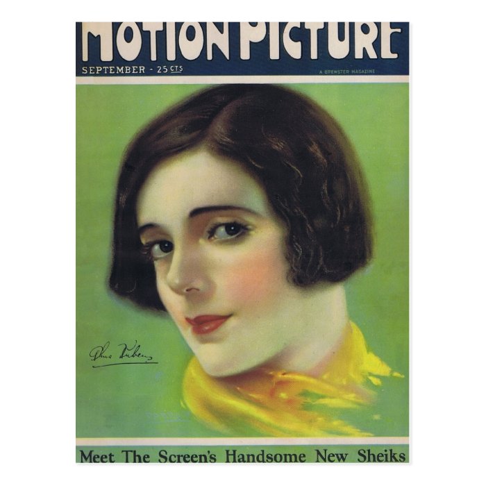 Alma Rubens 1922 silent movie actress Postcards