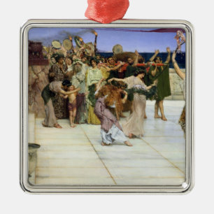 Alma-Tadema A Dedication to Bacchus Metal Ornament