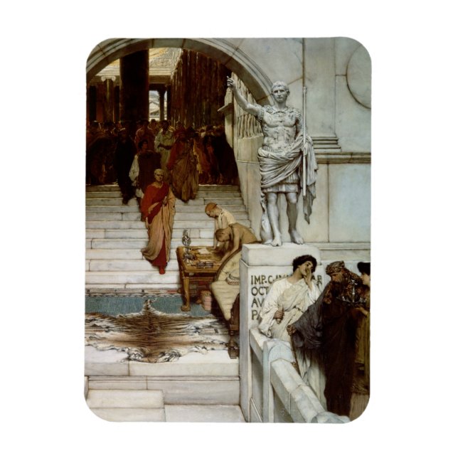 Alma-Tadema | An Audience at Agrippa's, 1875 Magnet (Vertical)