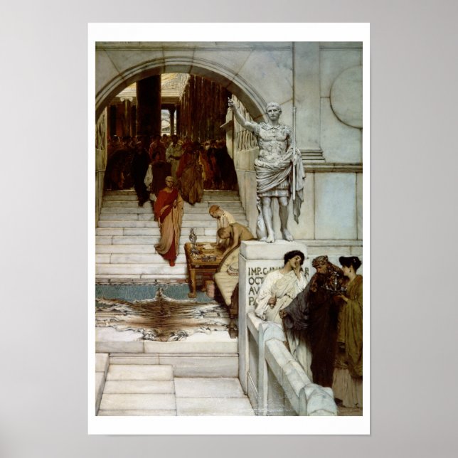 Alma-Tadema | An Audience at Agrippa's, 1875 Poster (Front)