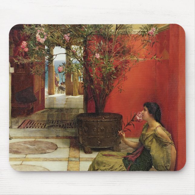 Alma-Tadema | An Oleander, 1882 Mouse Pad (Front)