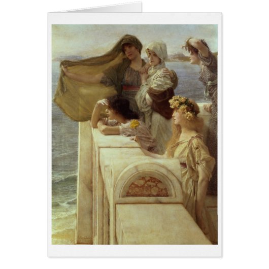 Alma-Tadema | At Aphrodite's Cradle, 1908 Cards (Front)