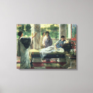 Alma-Tadema Catullus Reading his Poems Canvas Print
