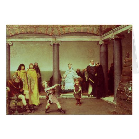 Alma-Tadema | Education of Children of Clothilde Cards (Front Horizontal)