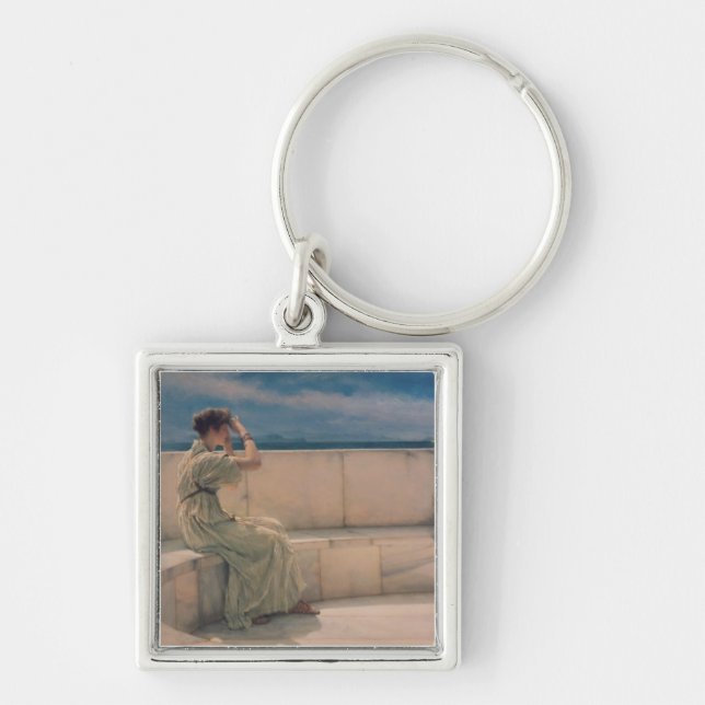 Alma-Tadema | Expectations, 1885 Keychain (Front)