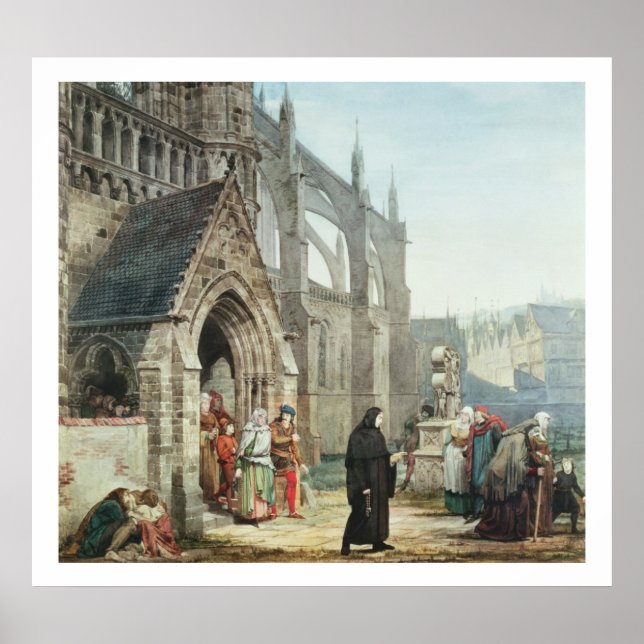 Alma-Tadema | Faust and Marguerite, 1857 Poster (Front)