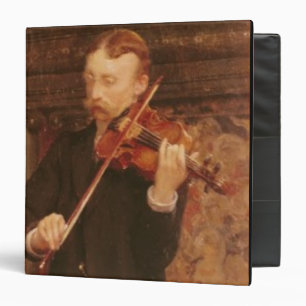 Alma-Tadema Maurice Sons playing the Violin 3 Ring Binder