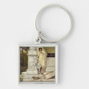 Alma-Tadema Roman Fisher Girl, 1873 Keychain