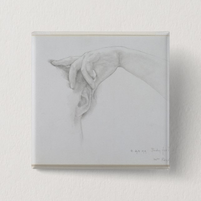 Alma-Tadema | Study for 'Thermaie Antoniniane' Button (Front)