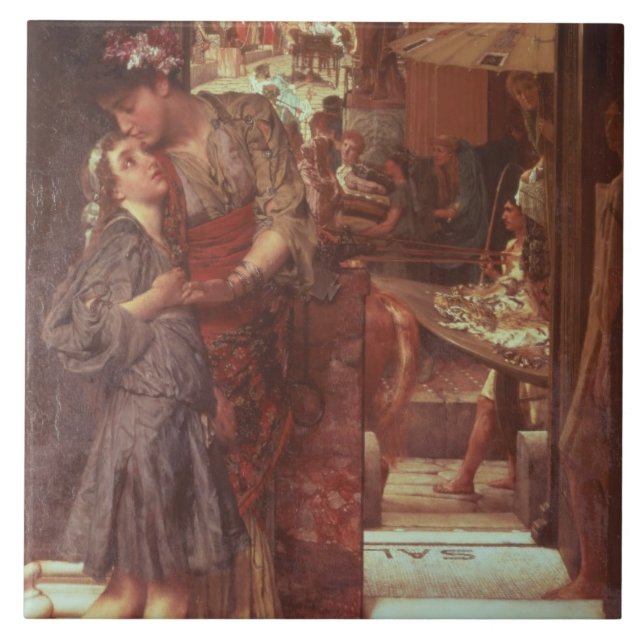 Alma-Tadema | The Departure, 1880 Ceramic Tile (Front)