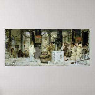 Alma-Tadema   The Vintage Festival in Ancient Rome Poster