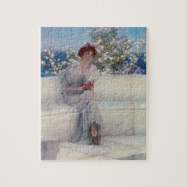 Alma-Tadema | The Year is at the Spring Jigsaw Puzzle (Vertical)