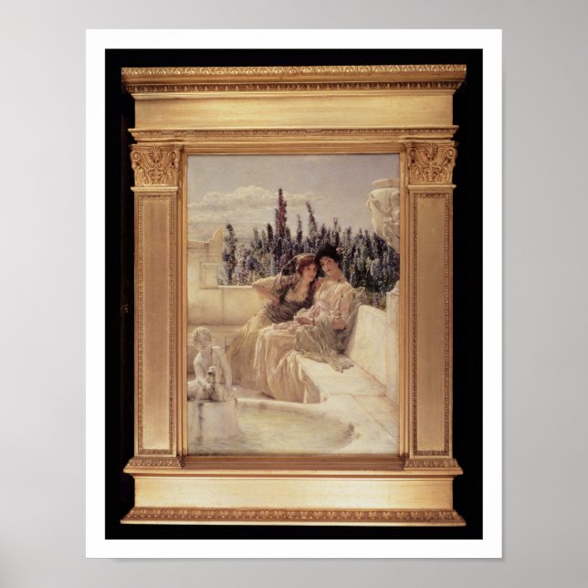 Alma-Tadema | Whispering Noon, 1896 Poster (Front)