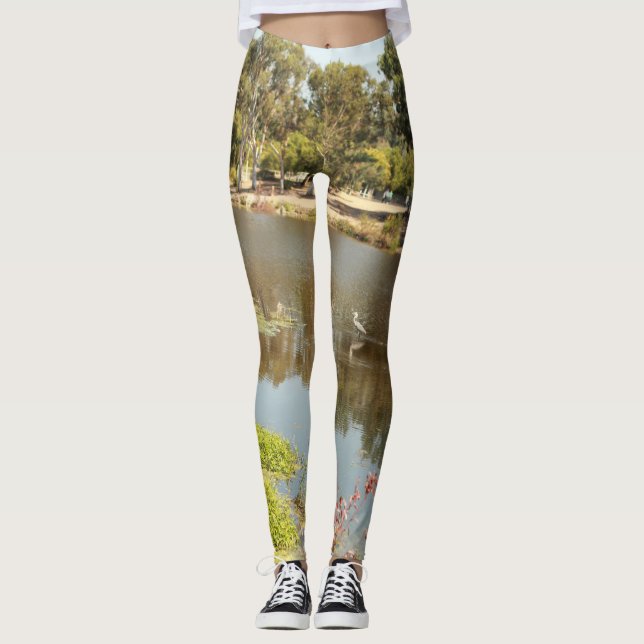 Almaden alke park with white heron leggings (Front)