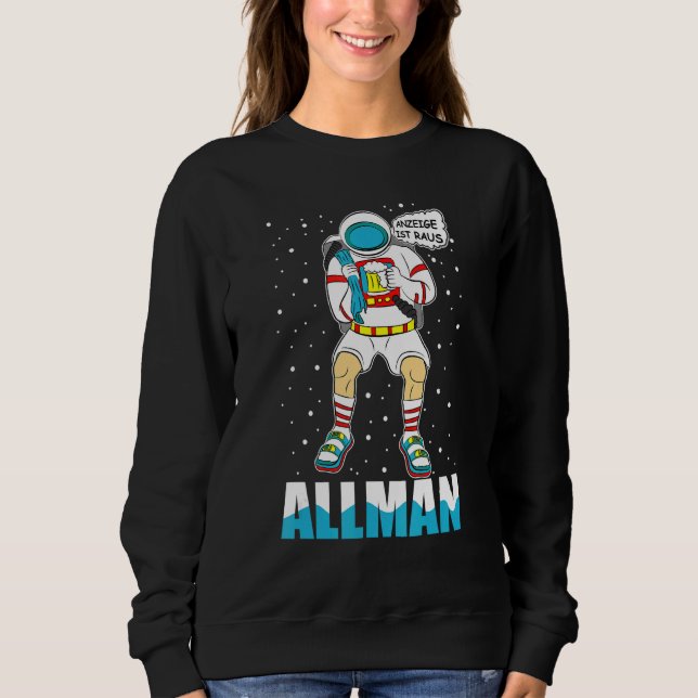 Alman Astronaut German Meme Display Sandals Socks  Sweatshirt (Front)