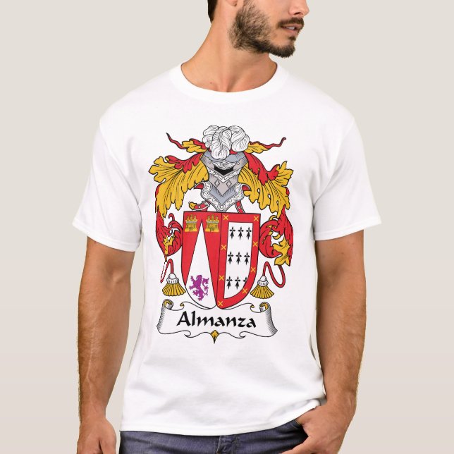 Almanza Family Crest T-Shirt (Front)