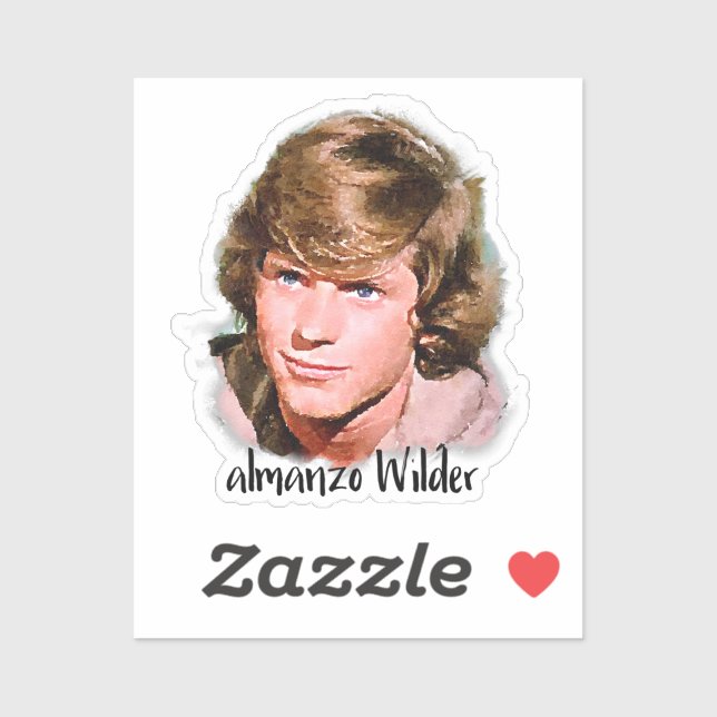 Almanzo Wilder Little House on the Prairie Sticker (Sheet)