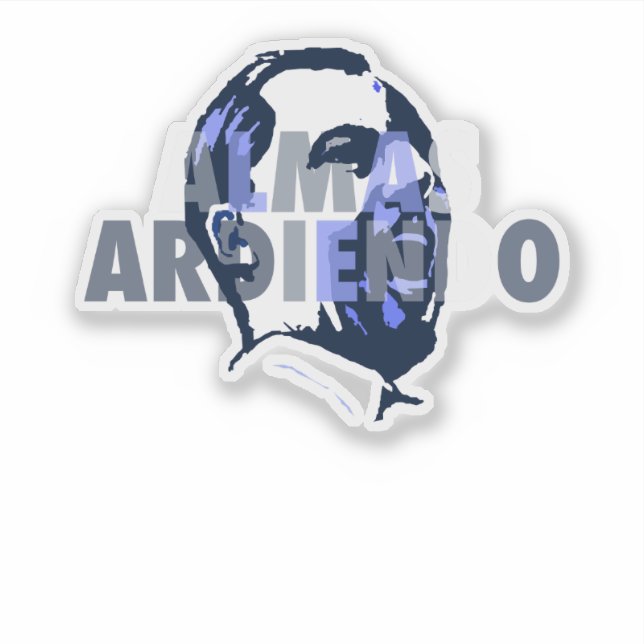 ALMAS ARDIENDO STICKER (Front)