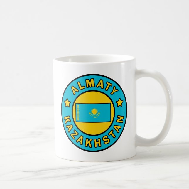 Almaty Kazakhstan Coffee Mug (Right)